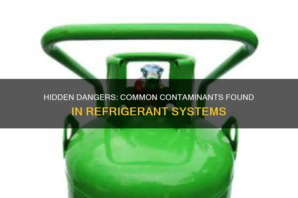 what contaminants can be found in refrigerant