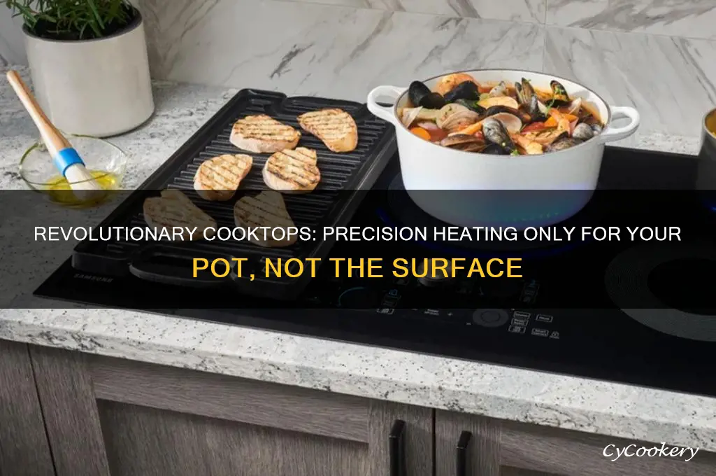 what cook top only heats the pot
