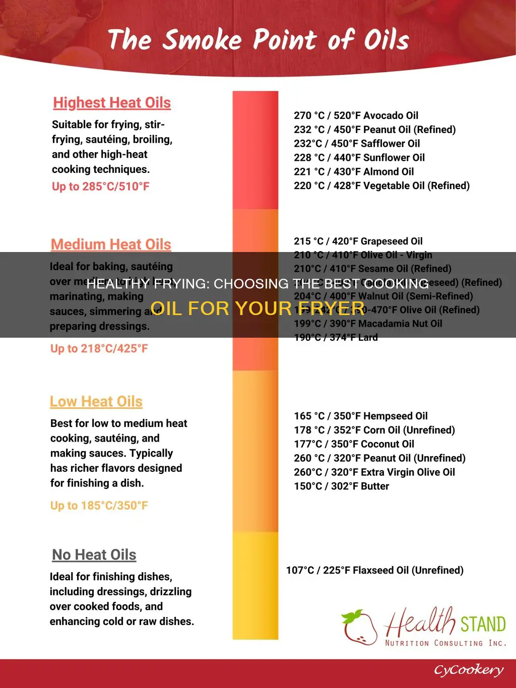 what cooking oil is healthiest for the fryer