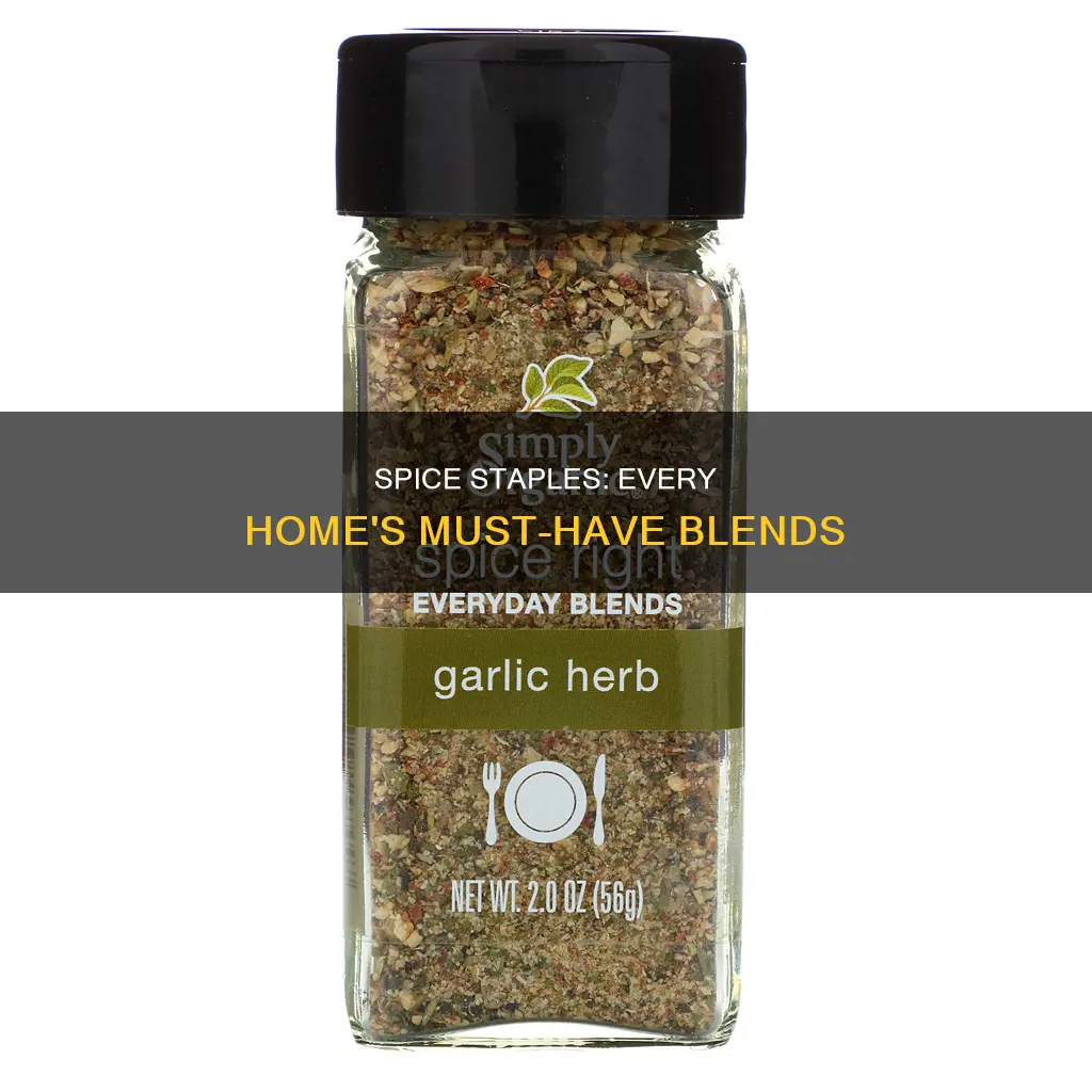 what cooking spice blends should be in every house