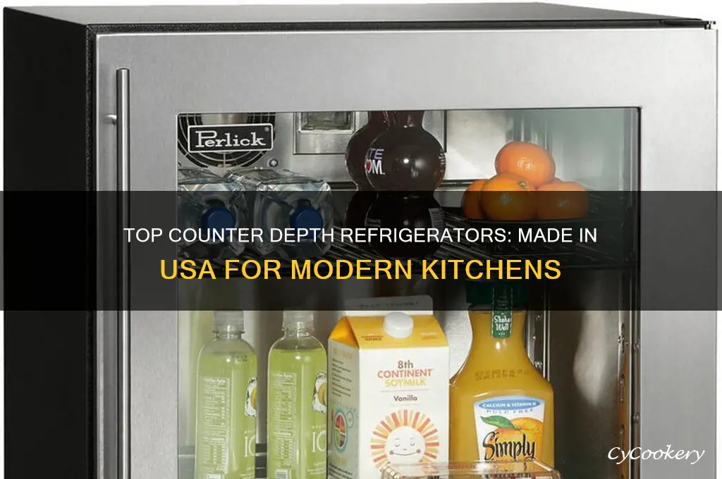 what counter depth refrigerator made in usa