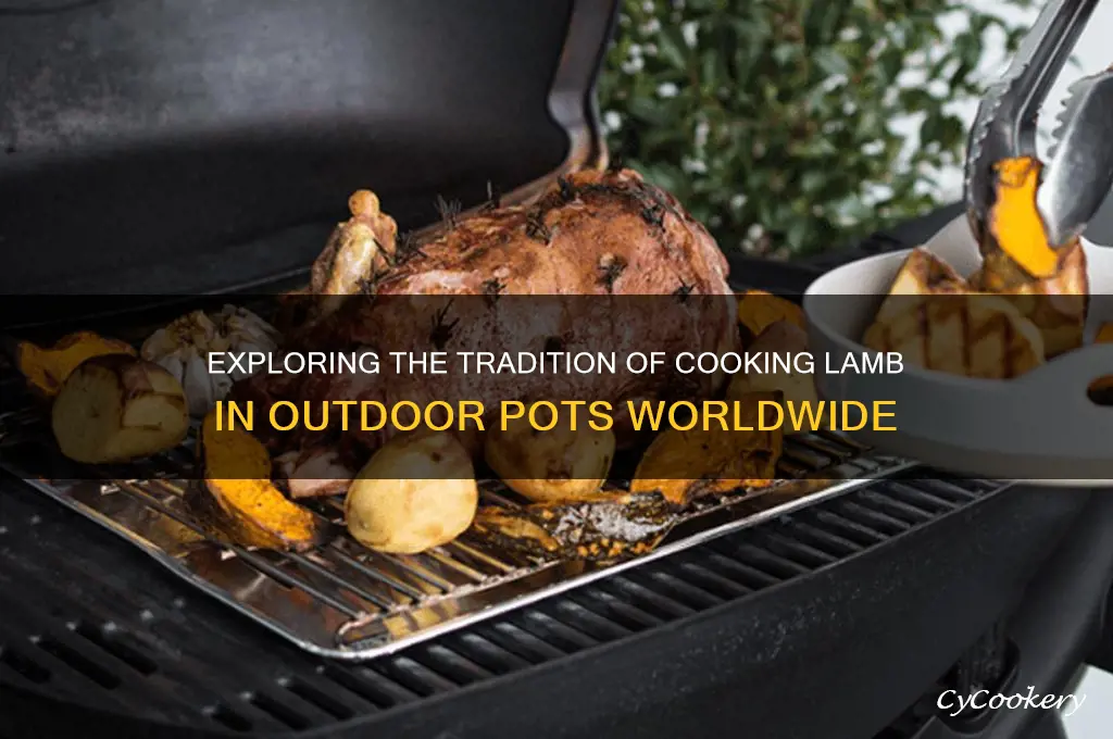 what country cooks lamb in outside pots