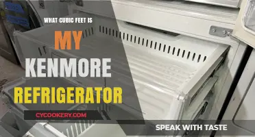 How to Determine Your Kenmore Refrigerator's Cubic Feet Capacity