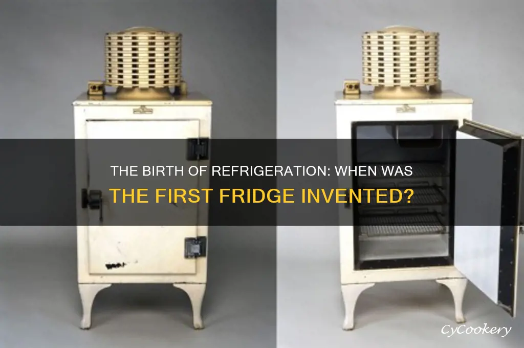 what date was the first refrigerator invented