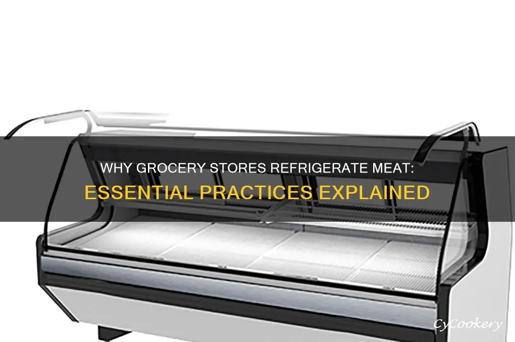 what demp do grocery stores refrigerate meat