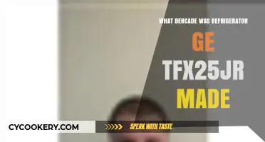 When Was the GE TFX25JR Refrigerator Manufactured: Decade Revealed