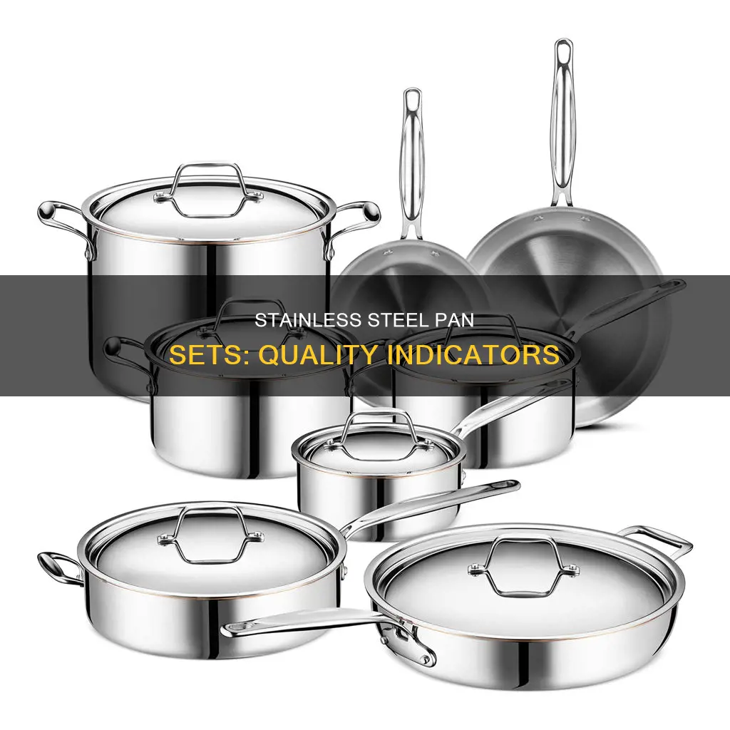 what determinesa good stainless steel pan set