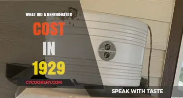 1929 Refrigerator Prices: A Look Back at Cooling Costs