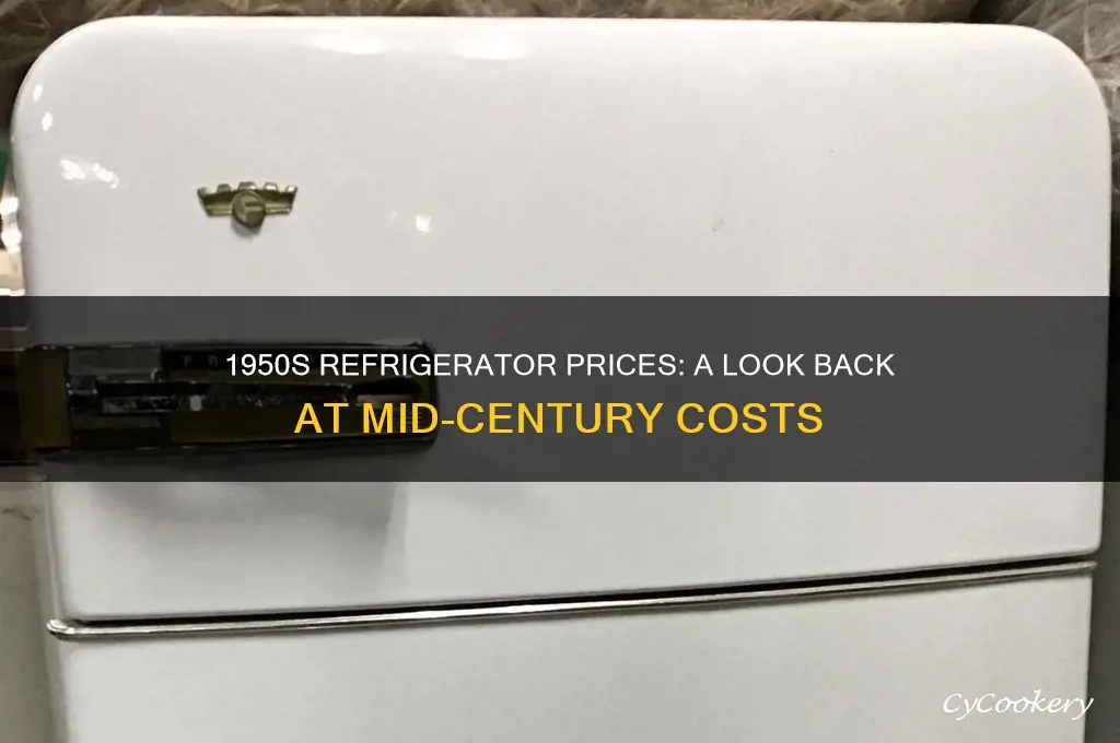 what did a refrigerator cost in 1950