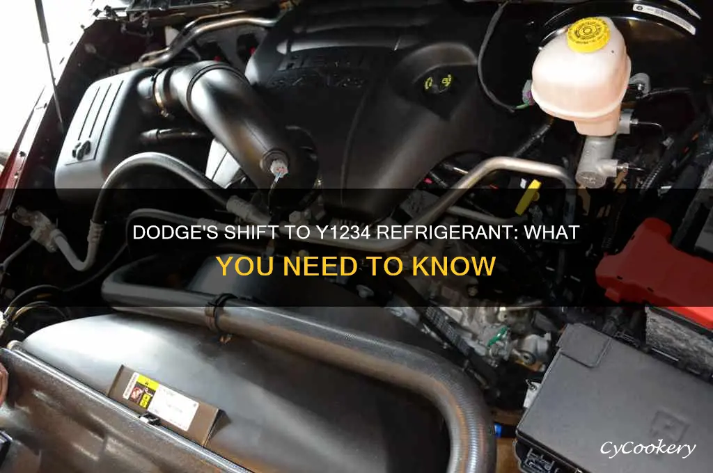 what did dodge start useing y1234 refrigerant