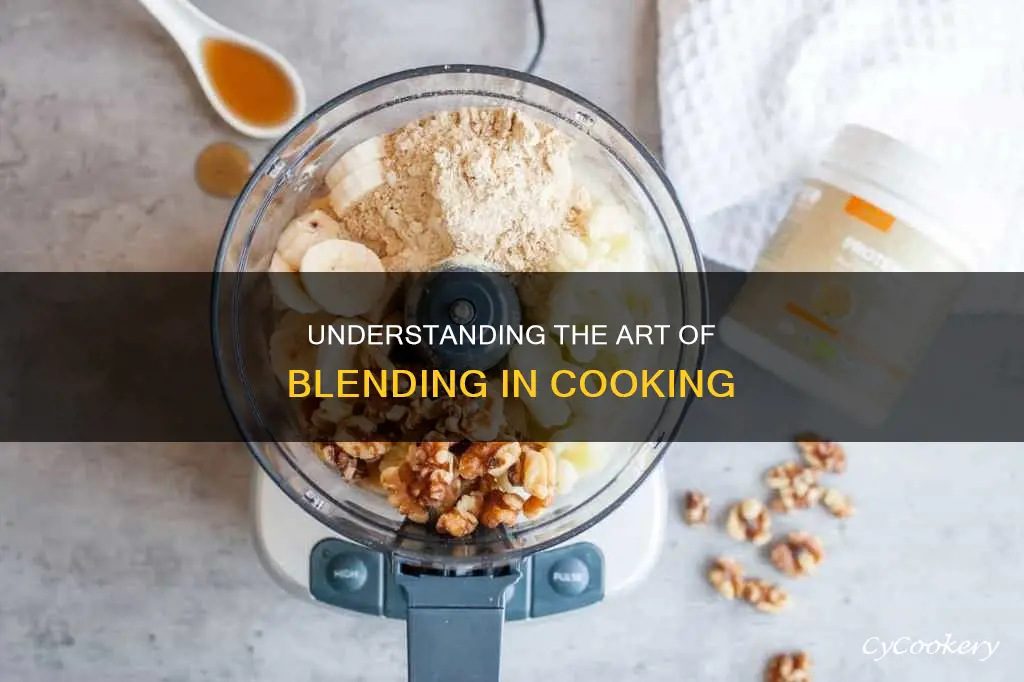 what dies blend mean in cooking