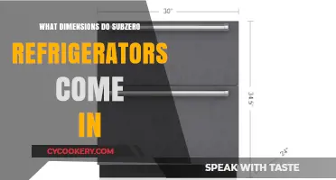 Subzero Refrigerators: Exploring Available Sizes and Dimensions for Your Kitchen
