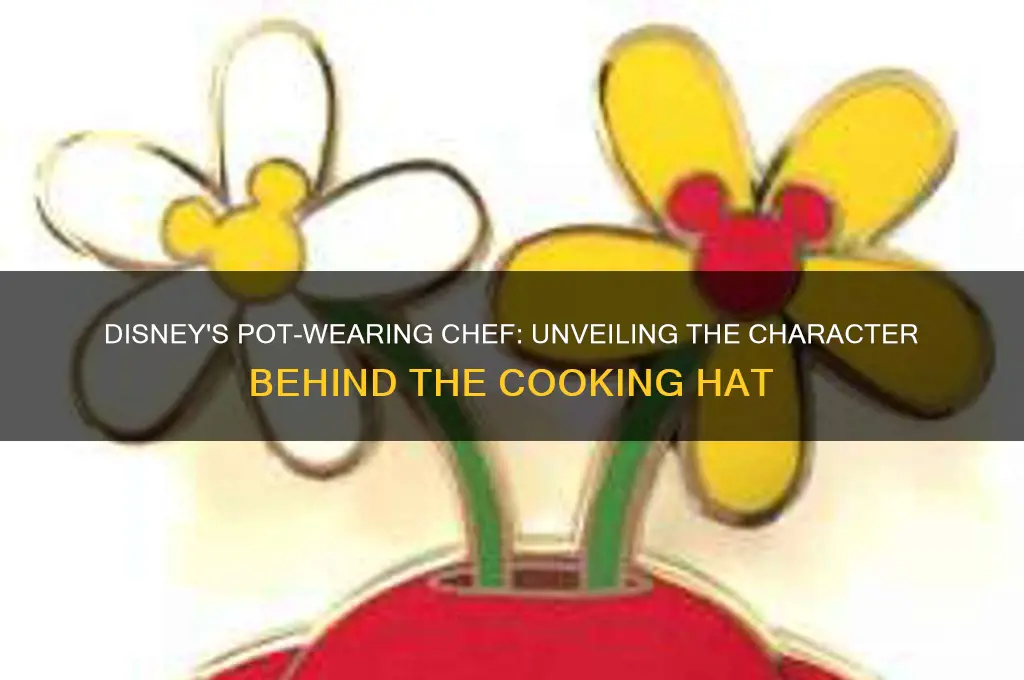 what disney character wears a cooking pot for a hat