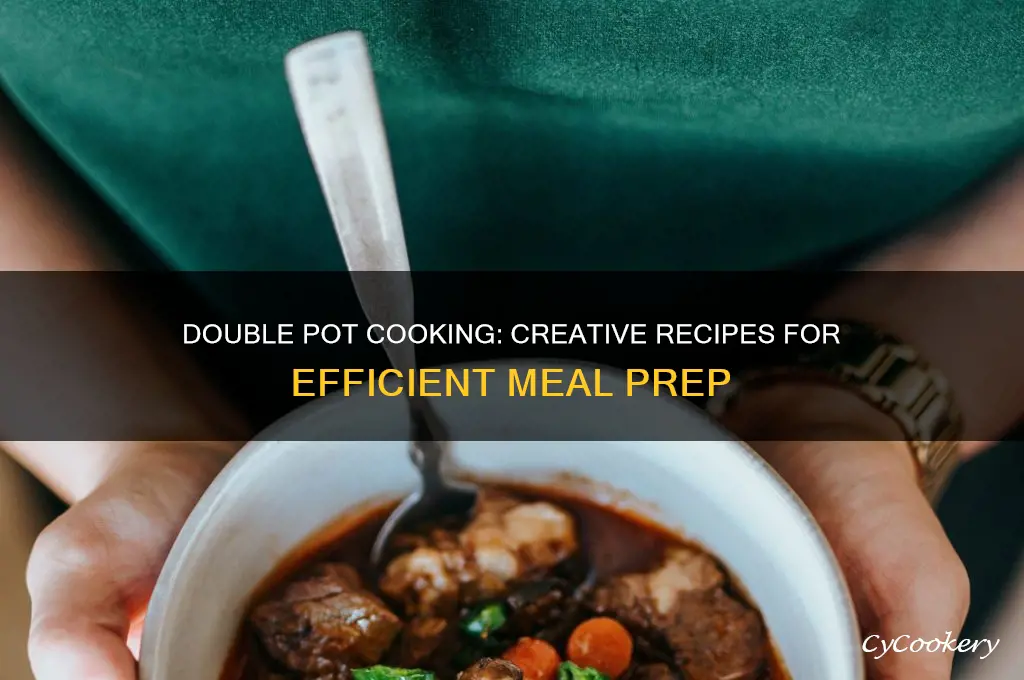 what do I cook in a double pot