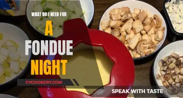 Fondue Night Essentials: Equipment, Food, and Drinks