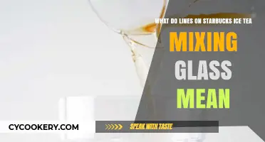 Decoding Starbucks' Iced Tea Mixing Glass Lines: Their Purpose Explained