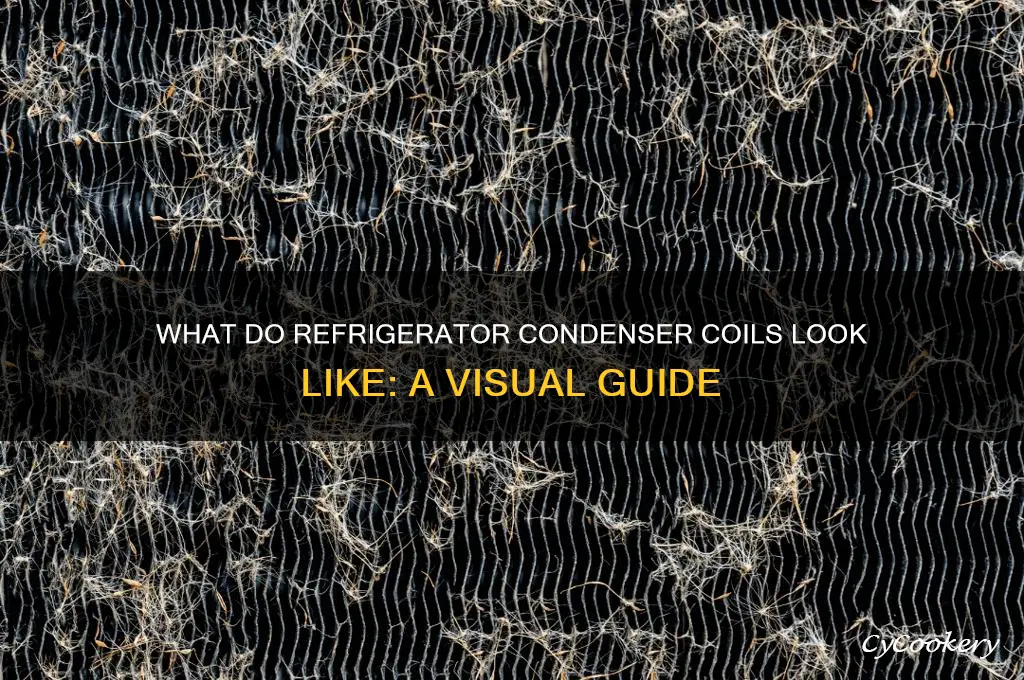 what do refrigerator condenser coils look like