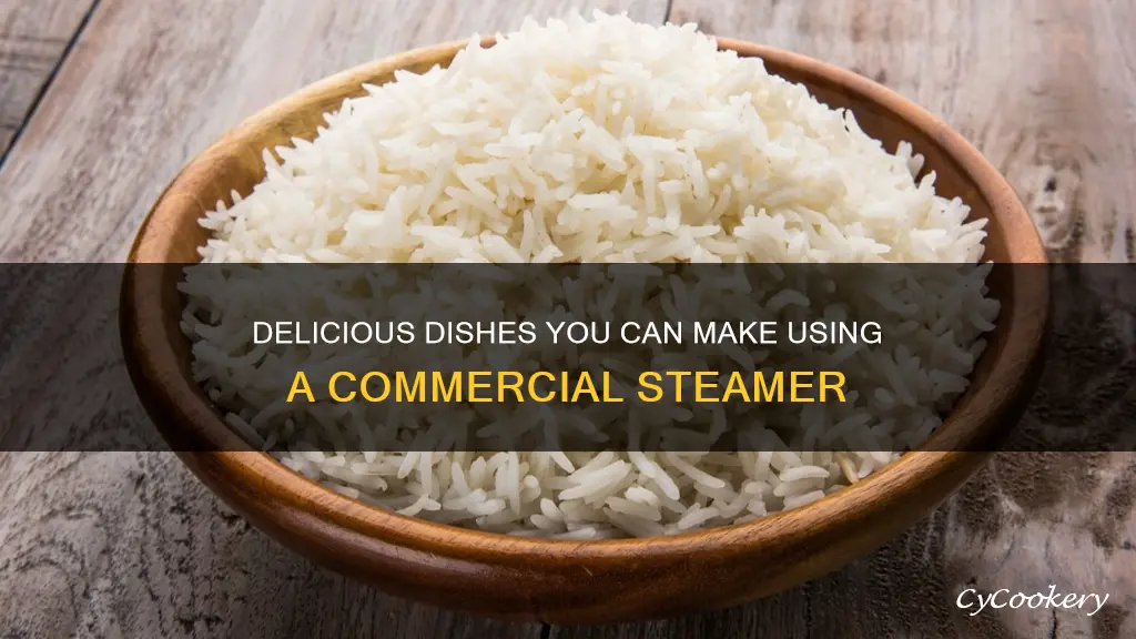 what do you cook in s commercial steamer