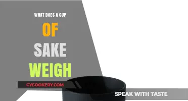 How Much Does a Cup of Sake Weigh? A Detailed Analysis