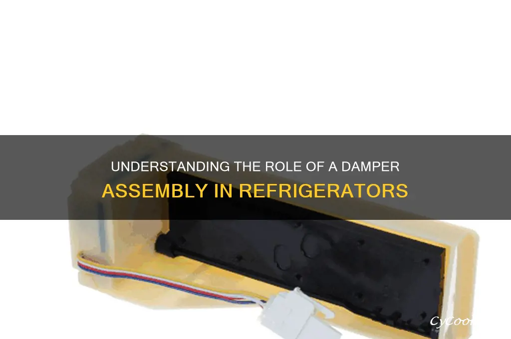 what does a damper assembly for refrigerator