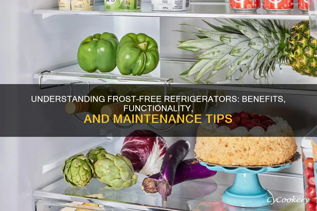 what does a frost free refrigerator mean