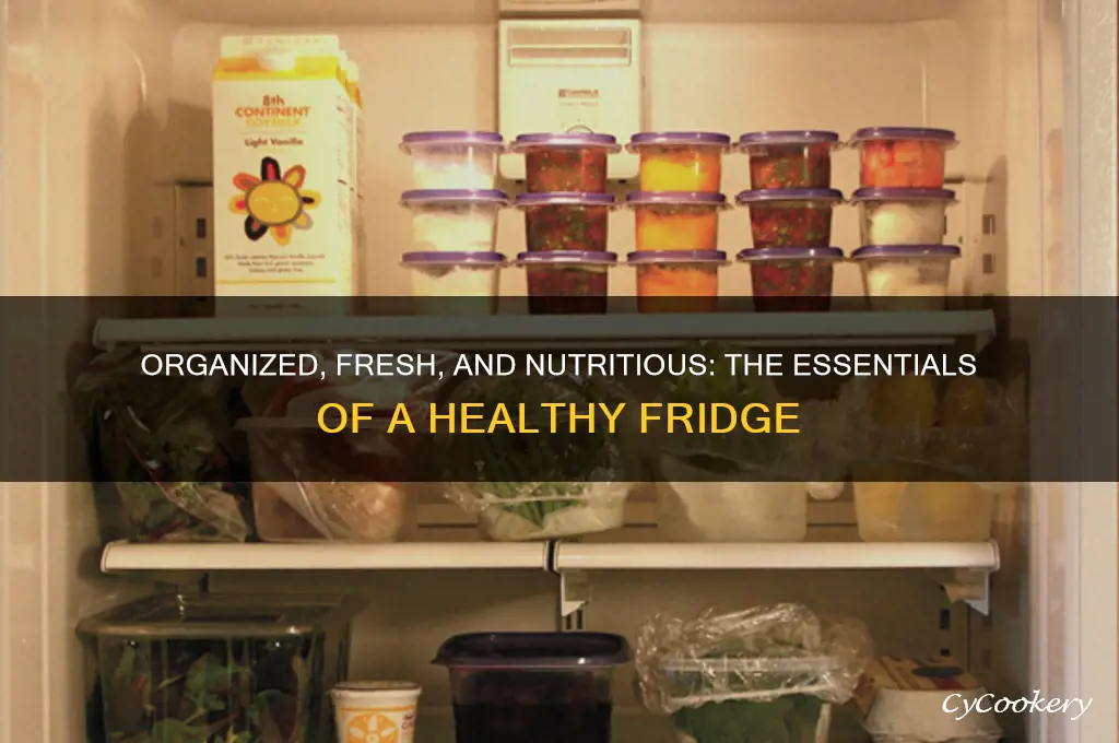 what does a healthy refrigerator look like