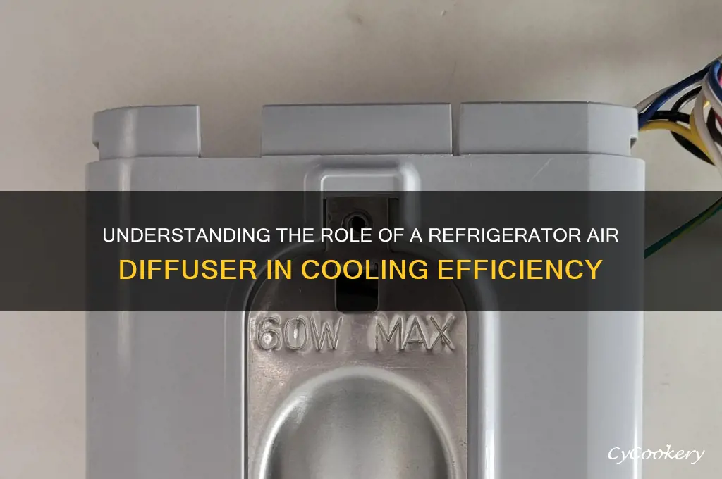 what does a refrigerator air diffuser do