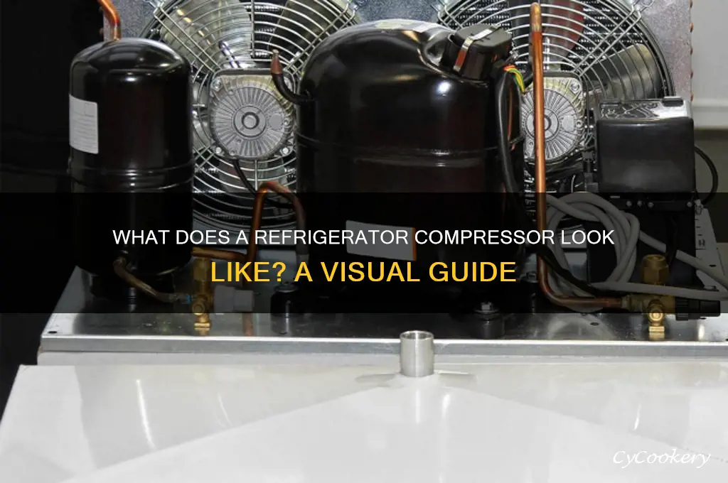 what does a refrigerator compressor look like