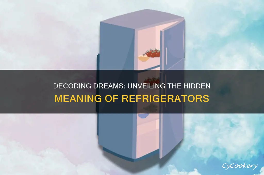 what does a refrigerator mean in dreams