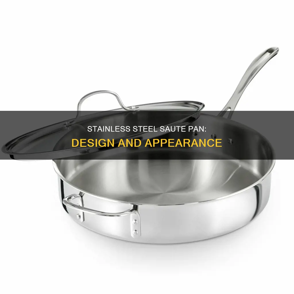 what does a stainless steel saute pan look like