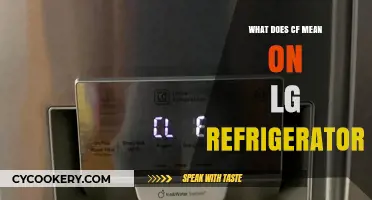 What Does CF Mean on LG Refrigerator? Explained Simply