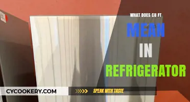 Understanding Cu Ft: What Does It Mean in Refrigerators?