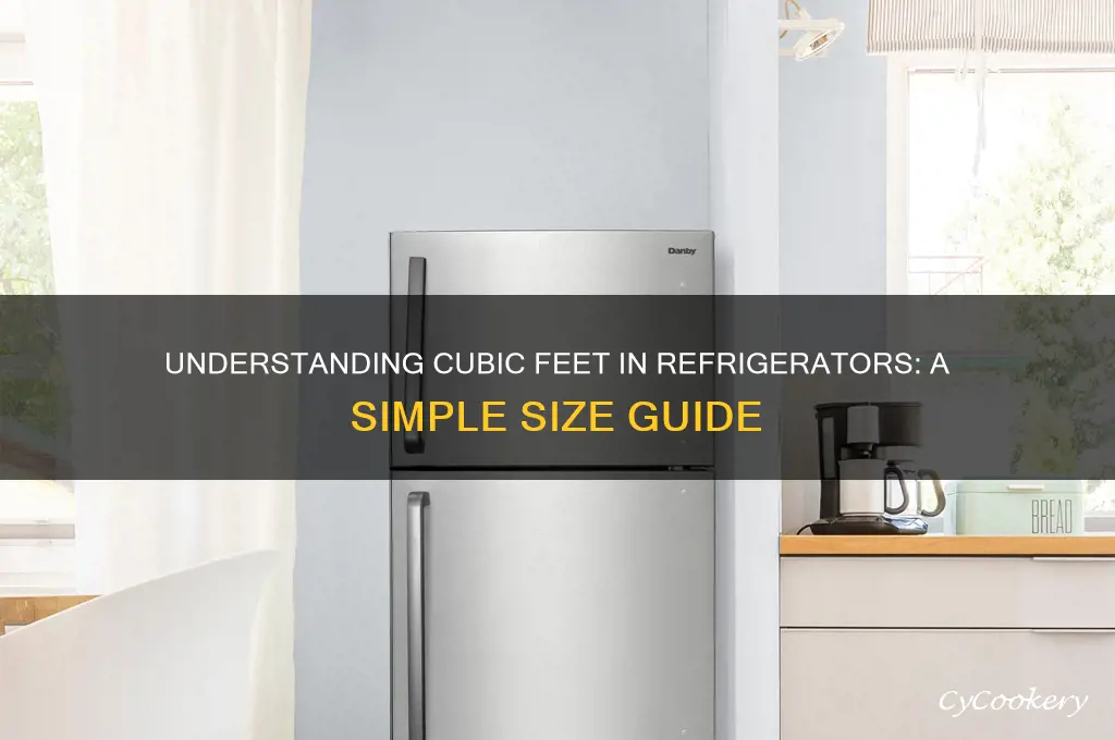 what does cubic feet mean in refrigerator