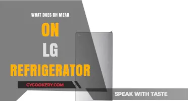 What Does DH Mean on LG Refrigerator? Explained Simply