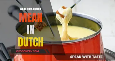 Fondue's Dutch Roots: A Cultural Culinary Adventure