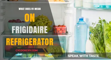 Understanding H1 Error Code on Frigidaire Refrigerators: Causes & Fixes
