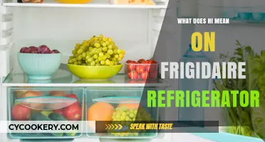 Understanding 'HI' Error Code on Frigidaire Refrigerators: Causes & Fixes