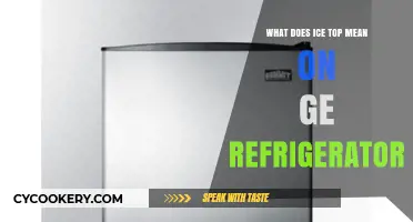 Understanding GE Refrigerator's Ice Top Feature: Functions and Benefits