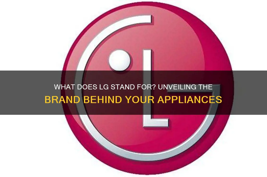 what does l g stand for in appliances