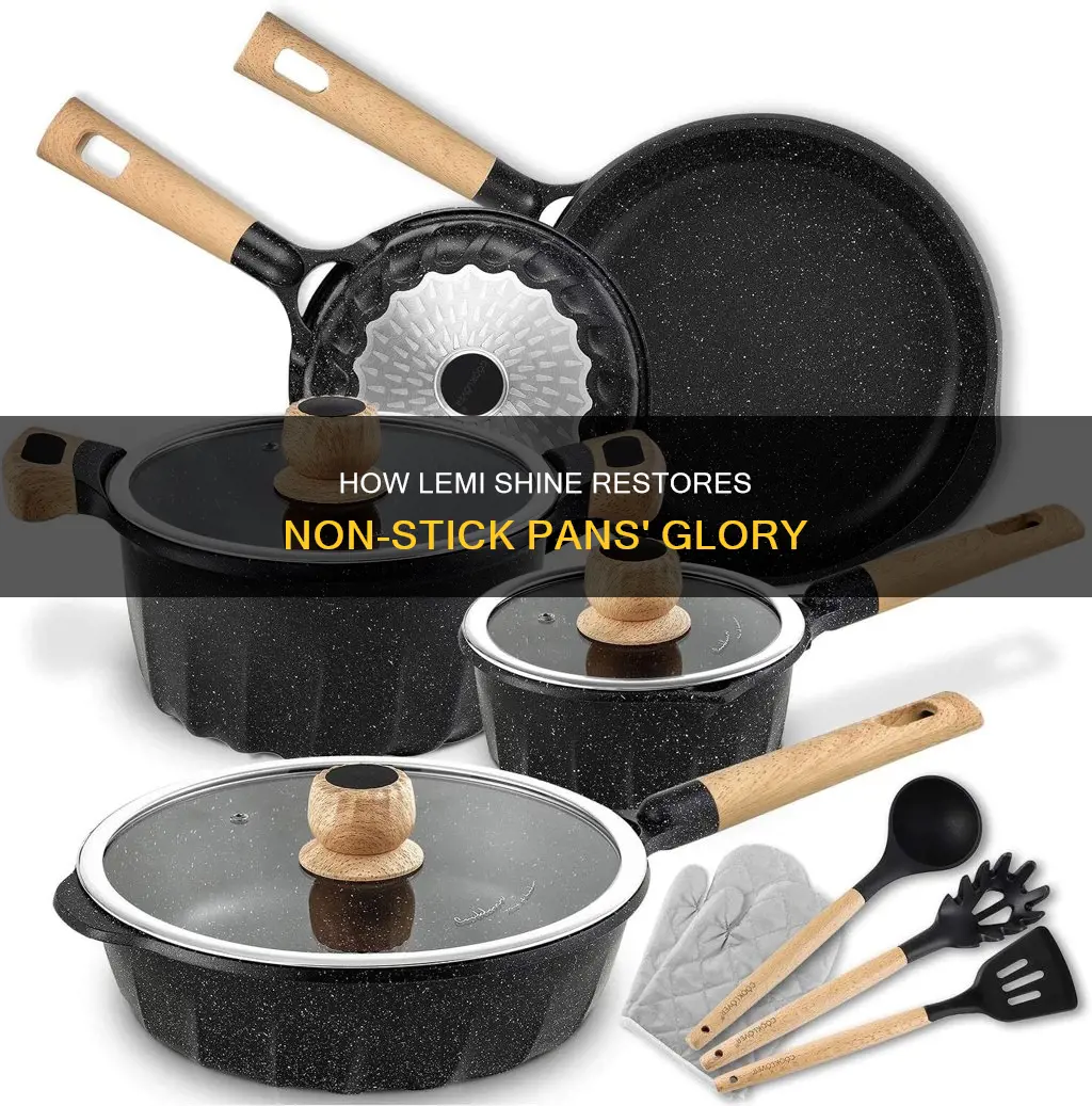 what does lemu-shine do to non-stick pans