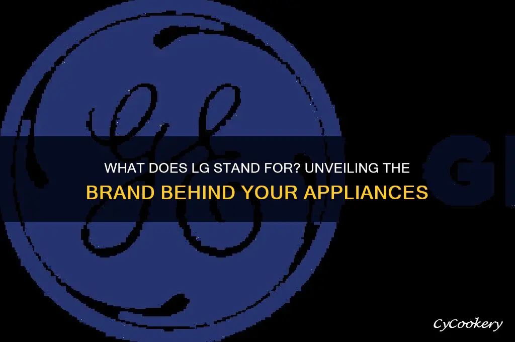 what does lg stand for in appliances