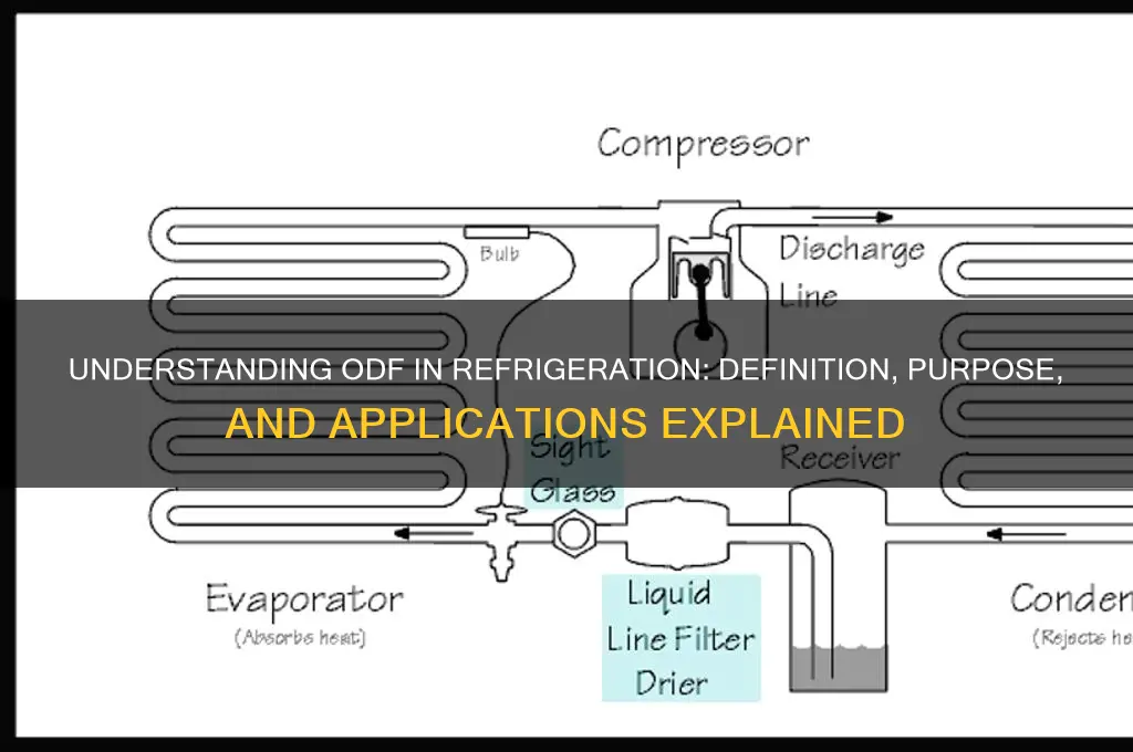 what does odf stand for in refrigeration