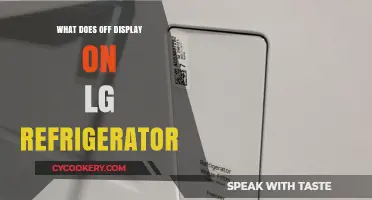 Understanding 'Off Display' on Your LG Refrigerator: A Quick Guide