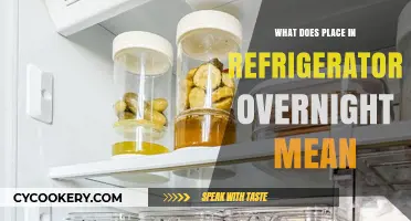 Understanding 'Place in Refrigerator Overnight': A Simple Guide to Food Storage