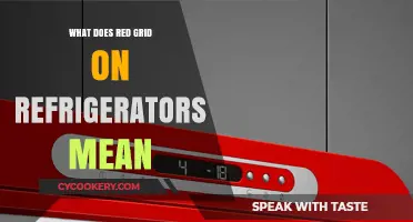 Decoding the Red Grid: Understanding Refrigerator Warning Indicators