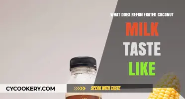 Refrigerated Coconut Milk Taste: A Refreshing Tropical Flavor Experience