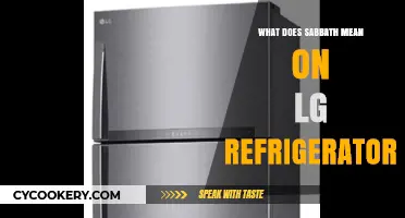 Understanding Sabbath Mode on LG Refrigerators: Features and Functions Explained