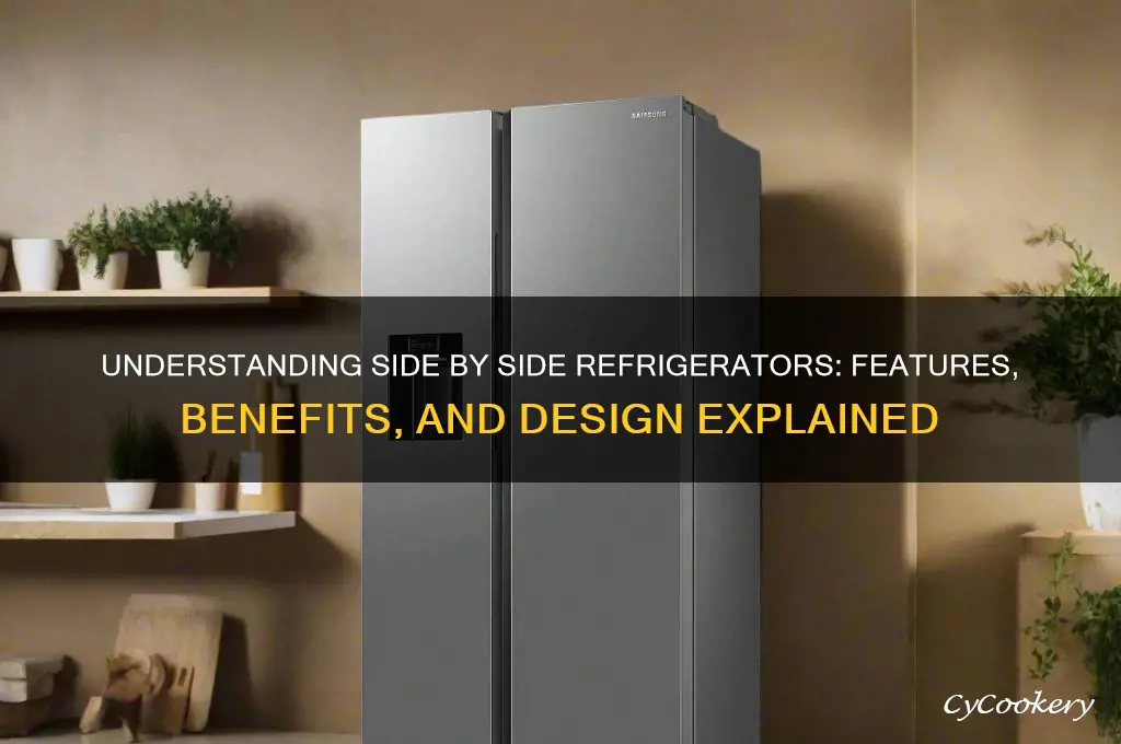 what does side by side refrigerator mean