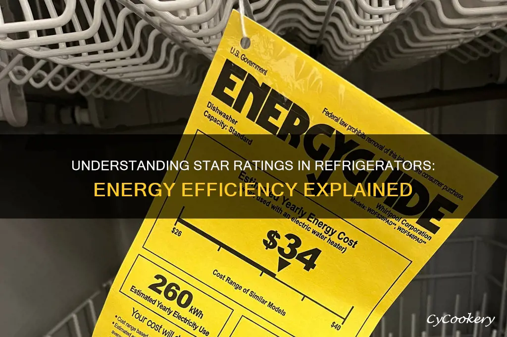 what does star rating in refrigerator mean