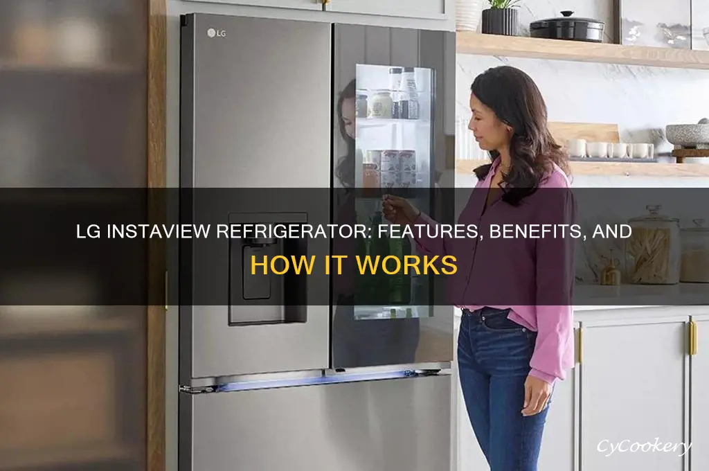 what does the lg instaview refrigerator do